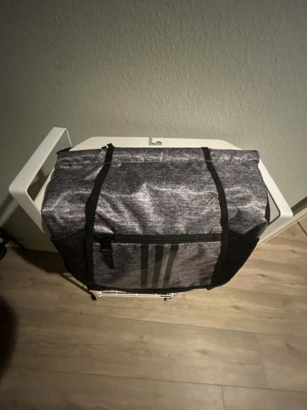Adidas Alliance II Sackpack Drawstring Bag in Gray and Black